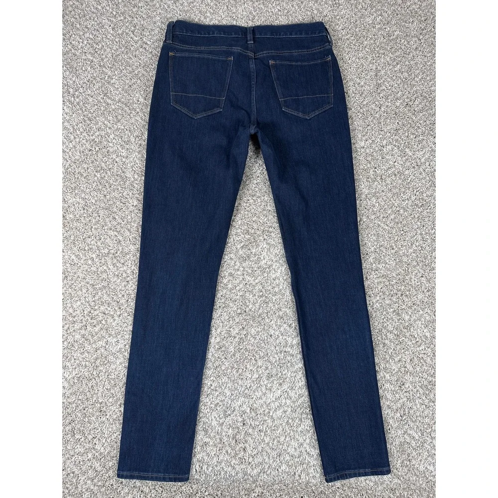 Banana Republic Jeans Mens 33x34 Dark‎ Indigo Skinny Fit Denim Travel Stretch